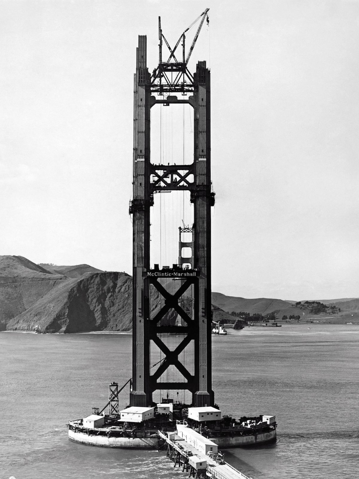 1935 - Vista da torre sul.