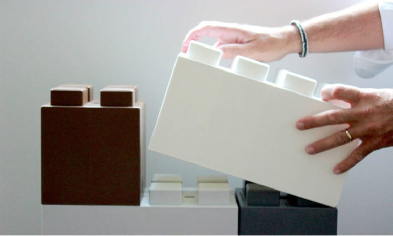 Blocos de montar lego para construir coisas reais