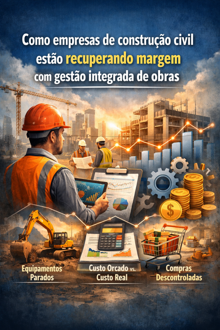 Como empresas de construção civil estão recuperando margem com gestão integrada de obras