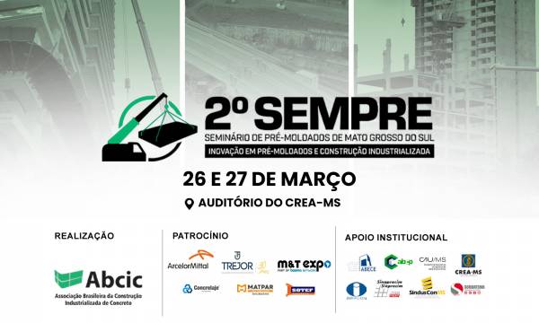 Seminário da Abcic mostrará com a industrialização em concreto contribuirá para o avanço da construção civil na região Centro-Oeste