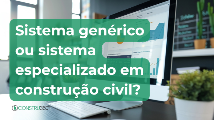 Sistema para construção civil: sistema genérico ou sistema especializado em construção civil, como o SIECON Sistema para construção civil: sistema genérico ou sistema especializado em construção civil, como o SIECON